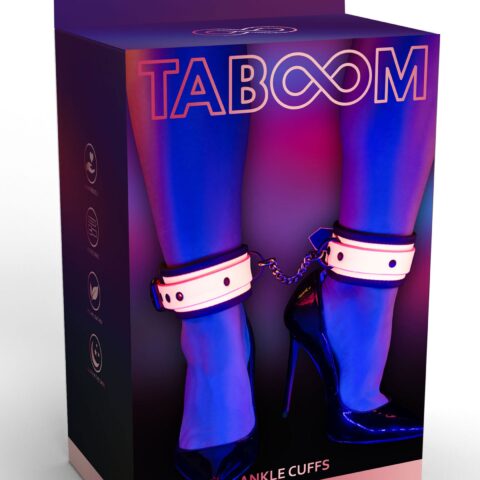 Поножі, що світяться в темряві Taboom Glow In The Dark Ankle Cuffs, рожеві