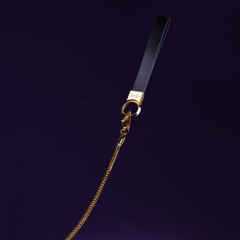 Повідець з італійською шкірою UPKO Moist Eyes Leash, 63 см