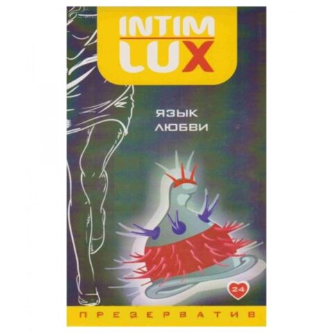 Презерватив з вусиками Intim Lux Мова кохання латексна (ціна за пачку, 1 шт.)