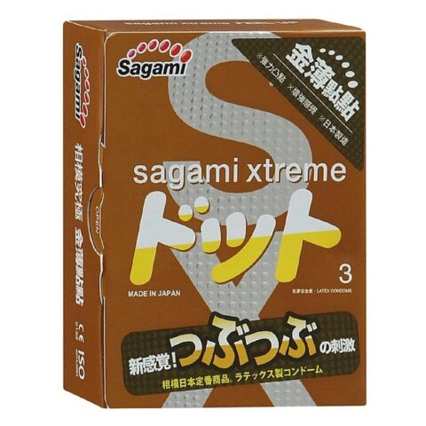 Презервативи з точковою текстурою Sagami Xtreme Feel UP латексні (ціна за упаковку, 3 шт.)