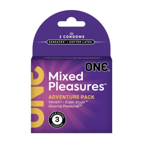 Презервативи ONE Mixed Pleasure, 3 шт
