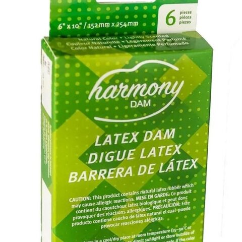 Серветка для орального сексу Harmony з латексу, 6 шт