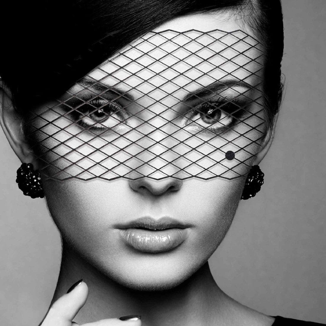 Вінілова маска, що самоклеїться, ЛУІЗА від Bijoux Indiscrets