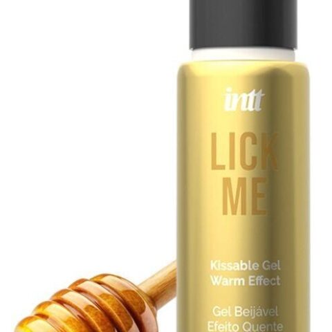 Їстівний гель зі смаком меду Intt Lick me Honey та зігріваючим ефектом, 50 мл