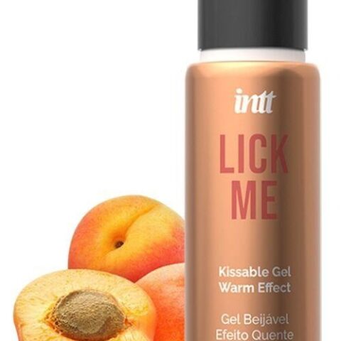 Їстівний гель зі смаком персика Intt Lick Me Peach та зігріваючим ефектом, 50 мл