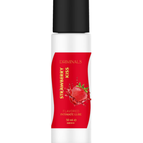 Їстівний лубрикант Driminals Kiss Strawberry зі смаком полуниці, 30 мл