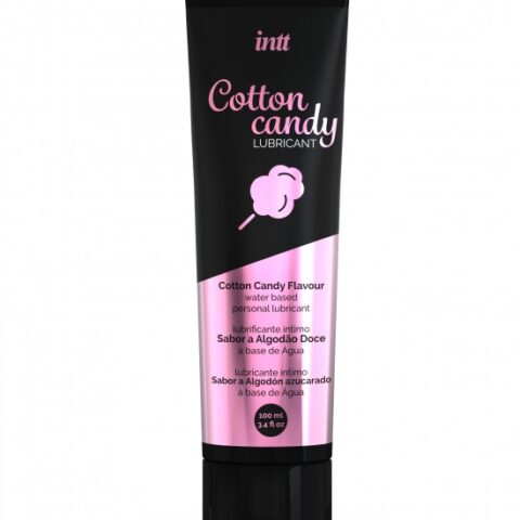 Їстівний лубрикант зі смаком солодкої вати Intt Cotton Candy на водній основі, 100 мл