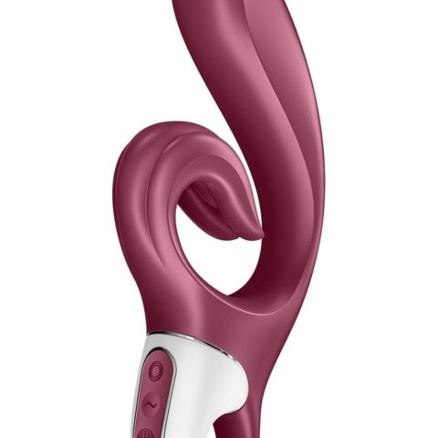 Стимулятор точки G та клітора Satisfyer Love me з вібрацією, бордовий