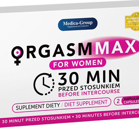 Таблетки ORGASM MAX оргазм та лібідо жінок, (ціна за упаковку, 2 капсули)