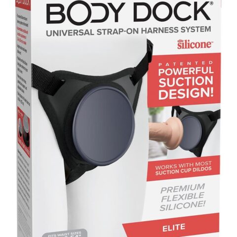 Трусики для страпону Pipedream Body Dock Elite чорні