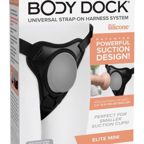 Трусики для страпону Pipedream Body Dock Elite Mini Harness, чорні