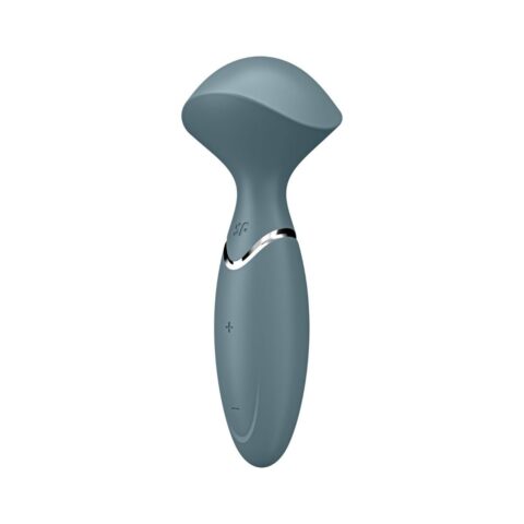 Універсальний компактний потужний масажер Satisfyer Mini Wand-er сірий