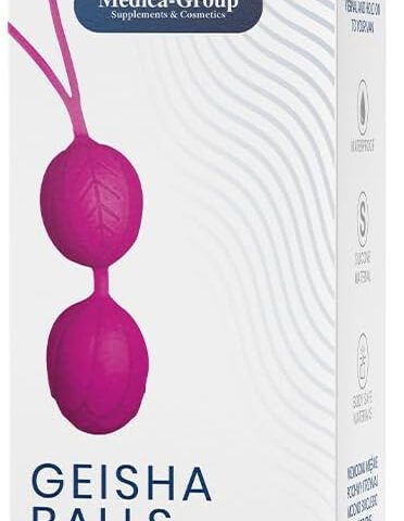 Вагінальні кульки гейші Medica Group Geisha Balls, фіолетові, 3.6 см