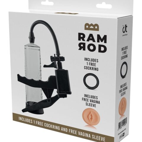 Вакуумний помпа для пеніса Dream Toys Ramrod Pistol Penis Pump, з ерекційним кільцем