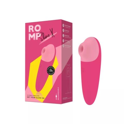Вакуумний кліторальний стимулятор ROMP Shine X, рожевий