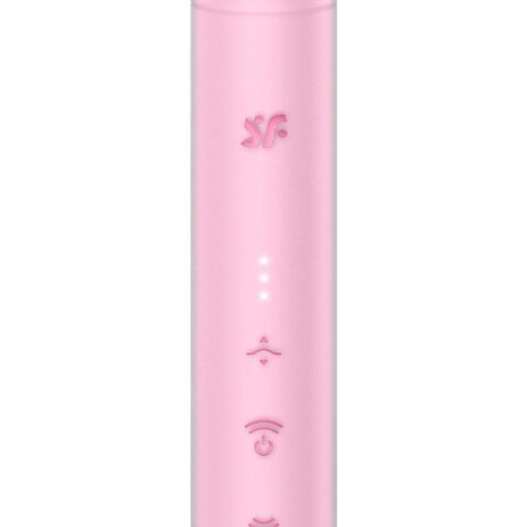 Вакуумний стимулятор Satisfyer First Kiss для клітора, рожевий, 12.5 х 2.5 см