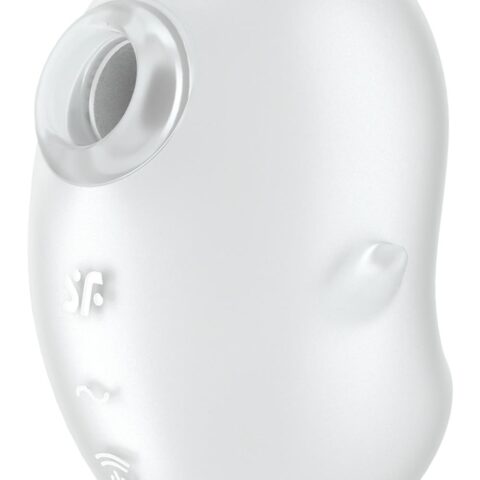 Вакуумний вібратор стимулятор Satisfyer Cutie Ghost білий, 9.1 см
