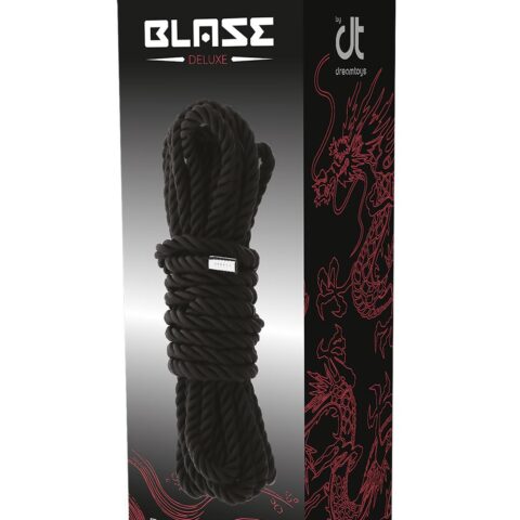 Мотузка для бондажу Dream Toys Blaze Deluxe чорна, 5 м