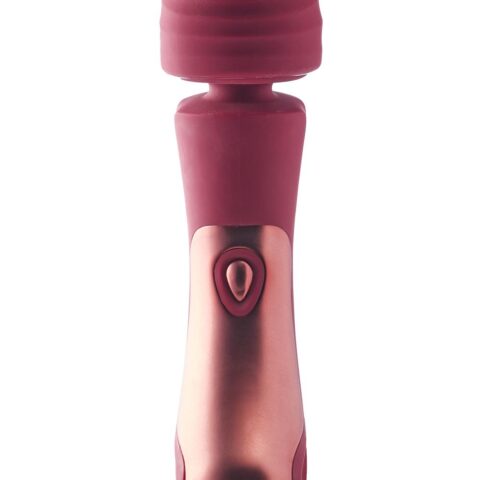 Вібратор мікрофон Dream Toys Dinky Curved Wand Jacky O бордовий
