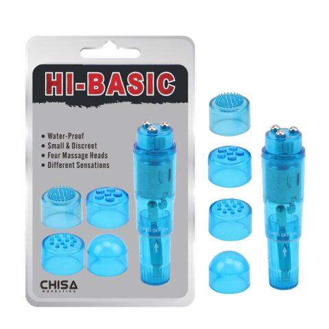 Вібратор кліторальний з насадками Chisa Hi-Basic