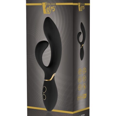 Вібромасажер кролик Dream Toys ELITE AMELIE чорний