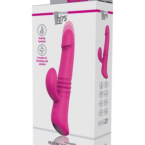 Вібромасажер з функцією нагріву Dream Toys Vibes of Love HEATING THRUSTER рожевий