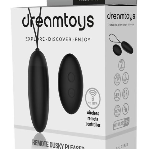 Віброяйце з бездротовим пультом Dream Тoys Еssentials чорне
