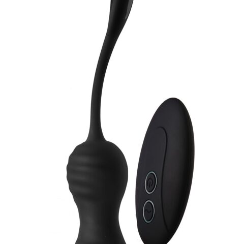 Віброяйце з пультом керування Dream Toys Dark Desires Virginia чорний, 18.6 х 3.5 см