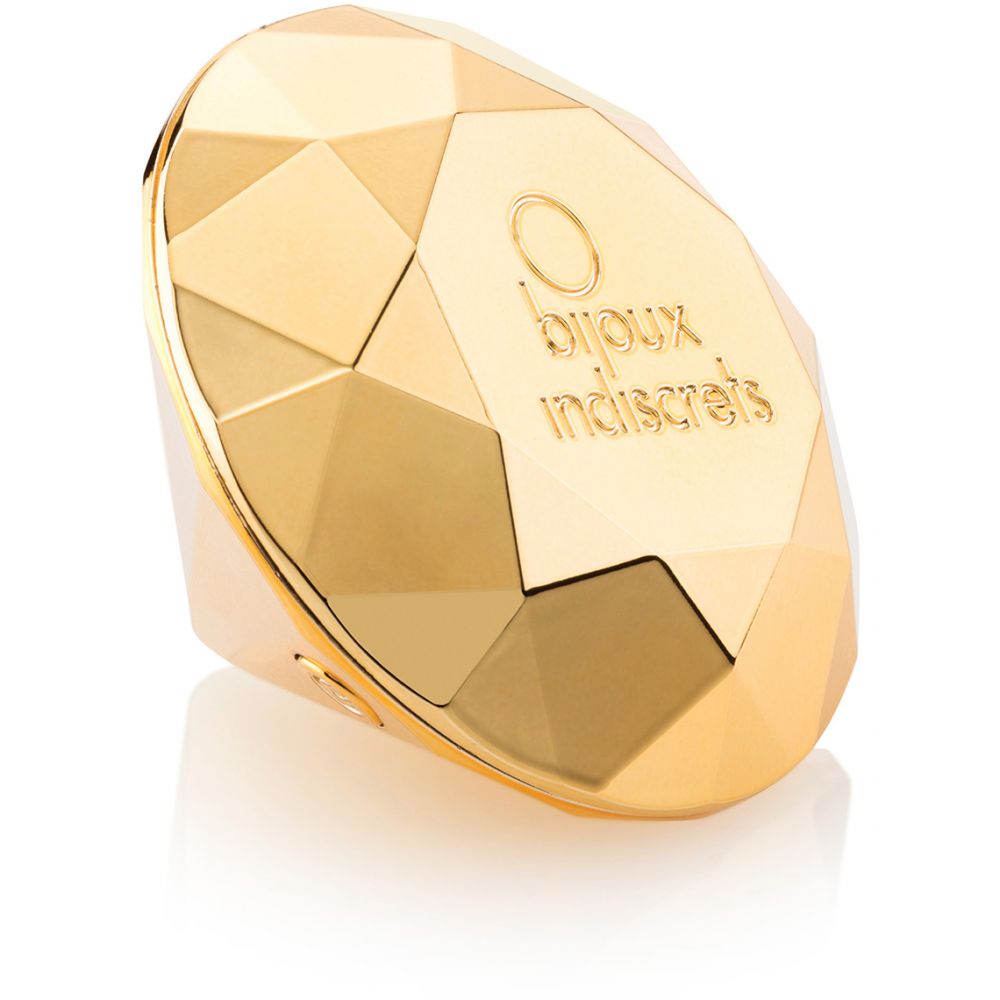Діамант вібратор Bijoux Indiscrets Twenty One Vibrating Diamond золотистий - Зображення 10