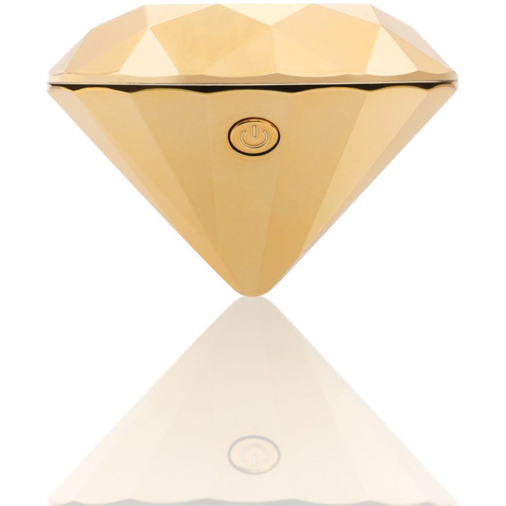 Діамант вібратор Bijoux Indiscrets Twenty One Vibrating Diamond золотистий - Зображення 11