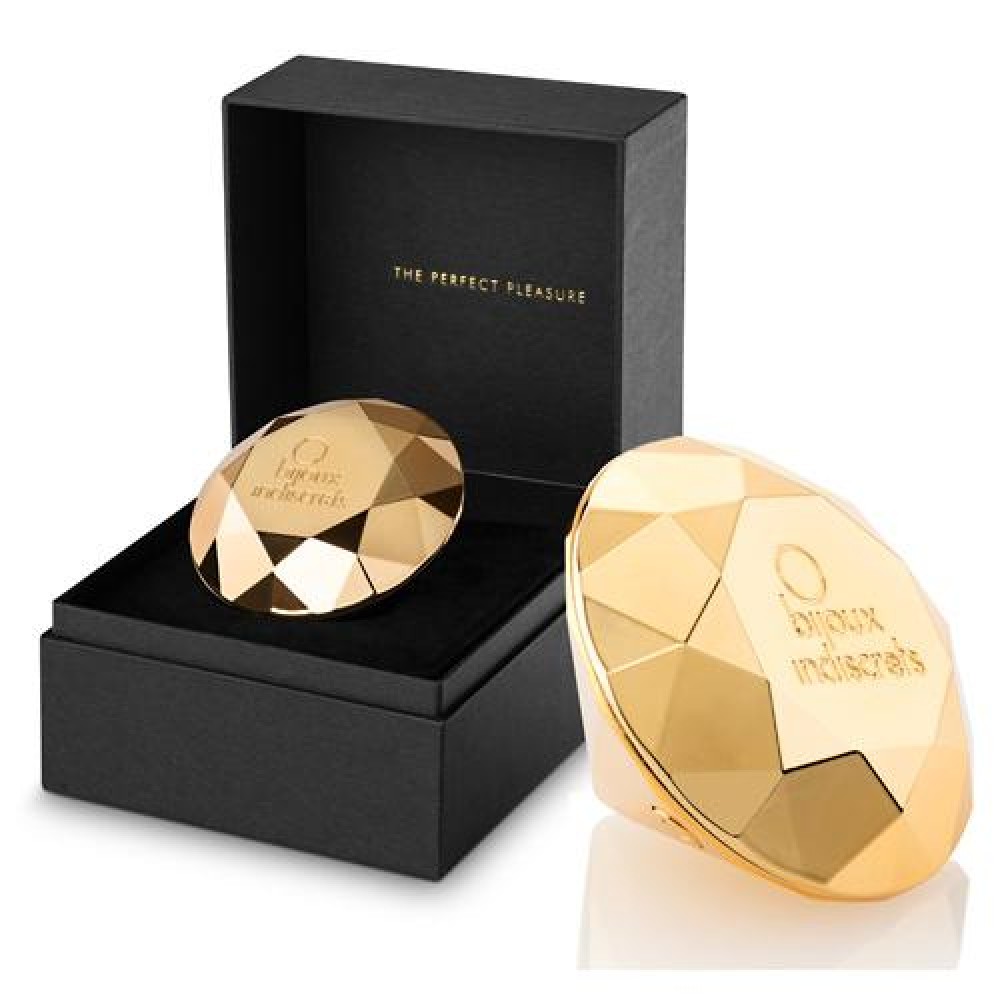 Діамант вібратор Bijoux Indiscrets Twenty One Vibrating Diamond золотистий - Зображення 7