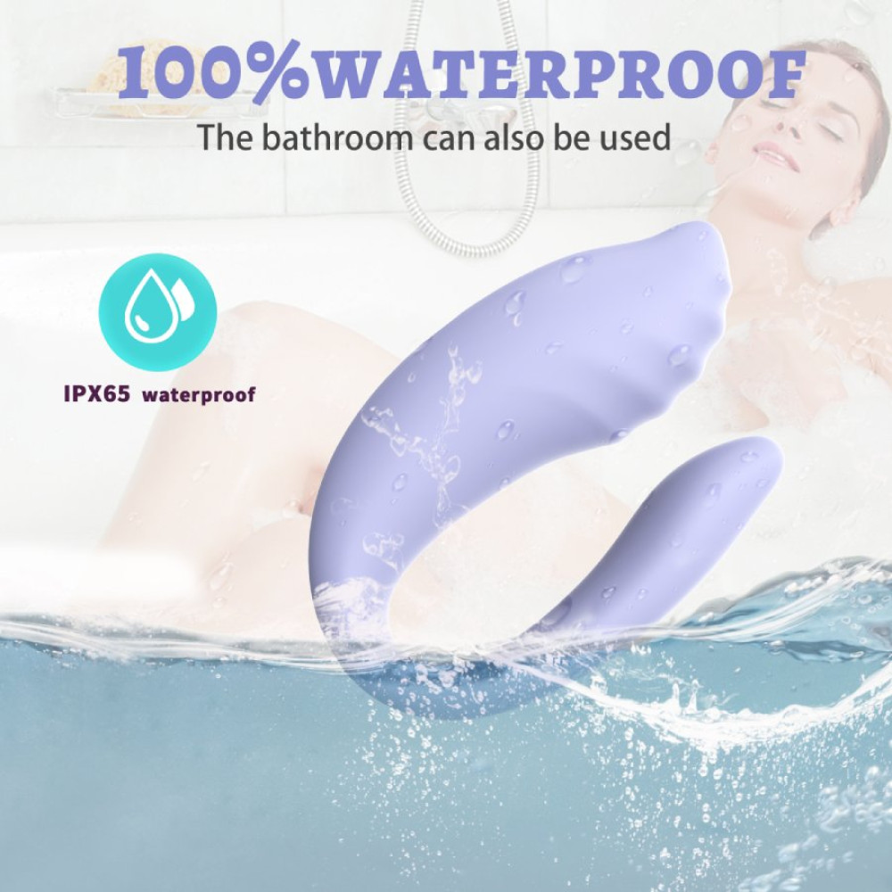 Вібратор для пар Every Night Toys Anthea з пультом, лавандовий, 19,8 х 6,3 см - Зображення 6