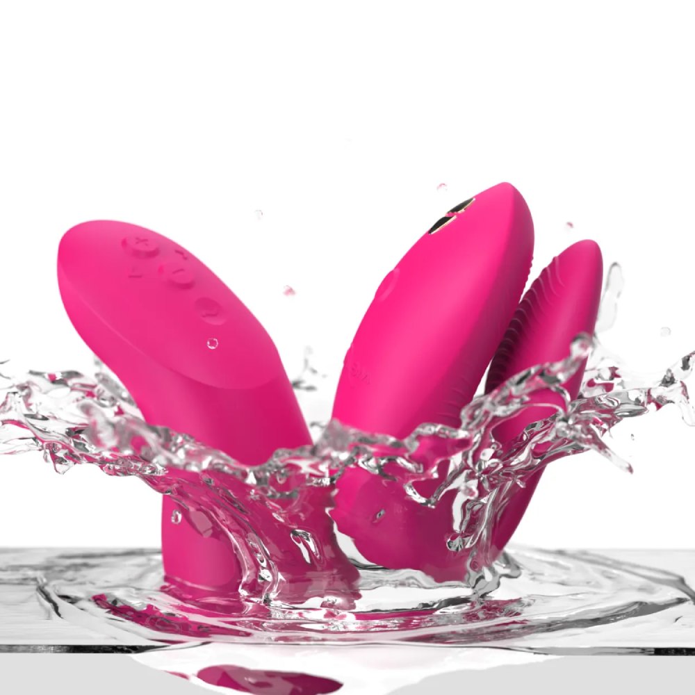 Вібратор для пар We-Vibe Chorus Pro Electric Pink з пультом і додатком, рожевий - Зображення 6