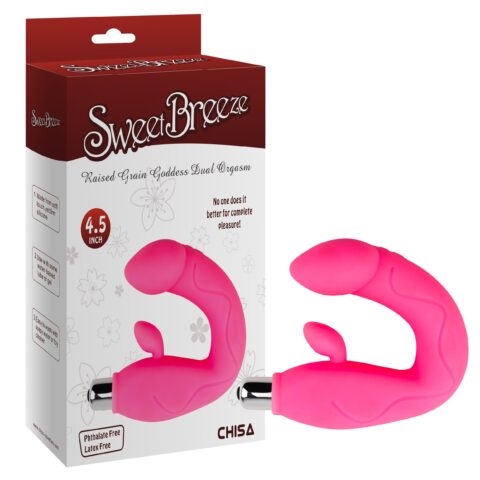 Вібратор подвійної стимуляції Chisa Sweet Breeze для точки G та клітора