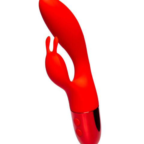 Кролик вібратор з горизонтальними рухами Every Night Toys для точки G, червоний
