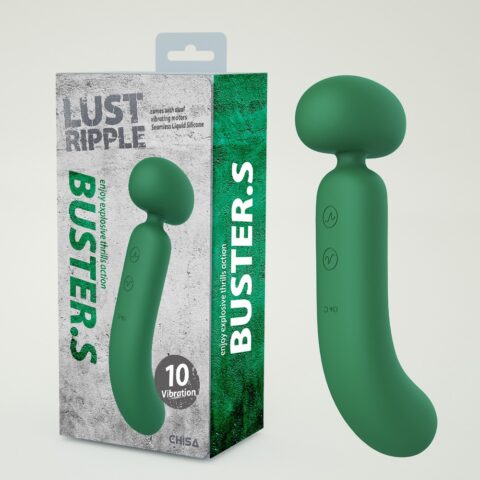 Вібратор-мікрофон із стимуляцією точки G Chisa Lust Ripple Buster.S, зелений