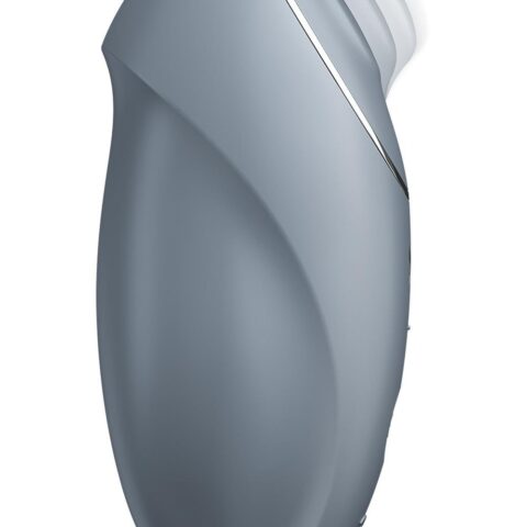 Вібратор для клітора Satisfyer Tap & Climax 1 з вібрацією та постукуванням, сірий