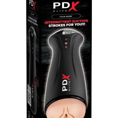 Вібромастурбатор вагіна Pipedream PDX Elite бежевий, 24.5 см