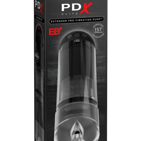 Вібропомпа вакуумна Pipedream PDX Elite чорна, 17.8 см