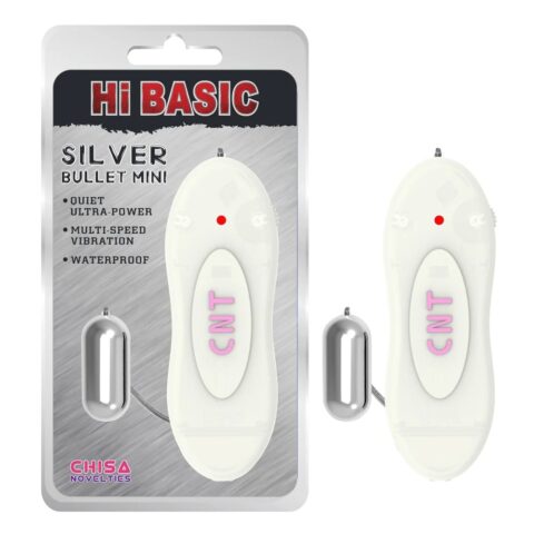 Віброкуля на пульті керування Chisa Hi-Basic Silver Bullet Mini, срібляста