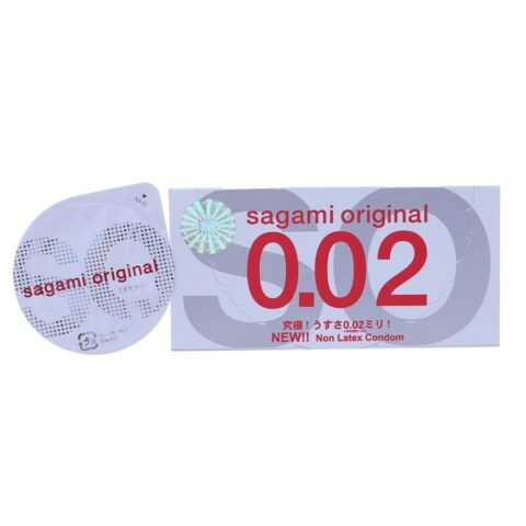 Японський ультратонкий презерватив Sagami 0.02 поліуретановий (ціна за 1 шт.)