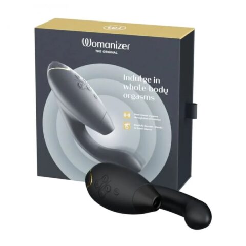 Інноваційний безконтактний вібратор-стимулятор Womanizer Duo 2 Black