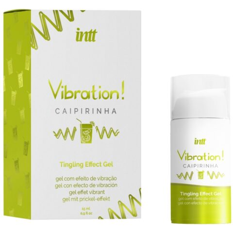 Рідкий вібратор Intt Vibration! Tingling Caipirinha зі смаком коктейлю, 15 мл
