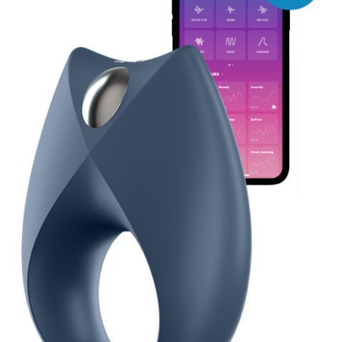 Ерекційне віброкільце Satisfyer Royal One синє