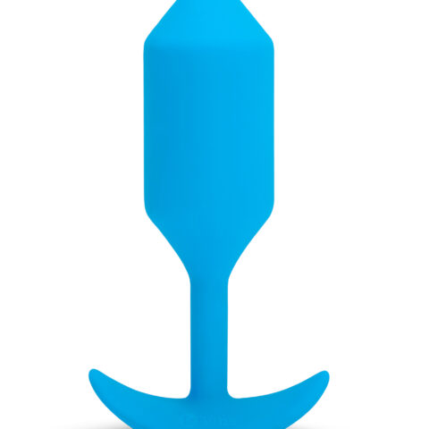 Анальна пробка з вібрацією b-Vibe VIBRATING SNUG PLUG розмір L, синя