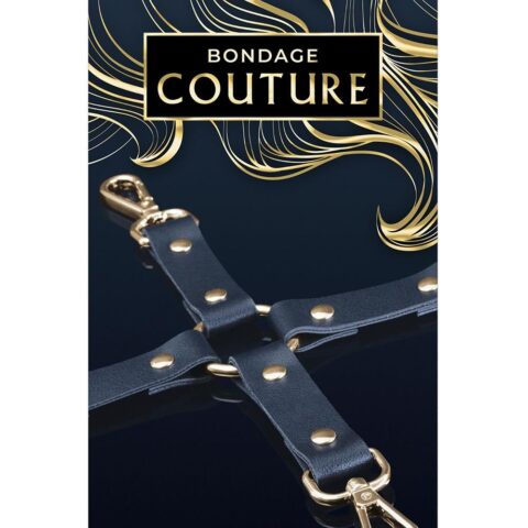 Хрестоподібний фіксатор NS Novelties BONDAGE COUTURE HOG TIE BLUE