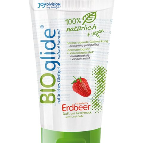 Лубрикант на водній основі BIOglide Erdbeer полуничка 80 мл