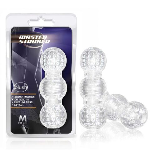 Мастурбатор нереалістичний Blush M for Men Master Stroker прозорий