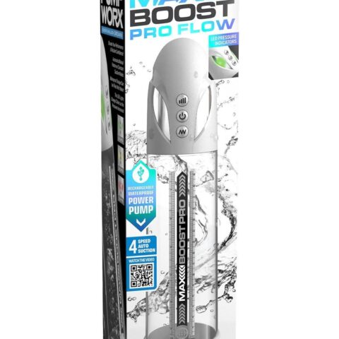Помпа вакумна Pipedream Pump Worx Max Boost Pro Flow біла, 30.6 см