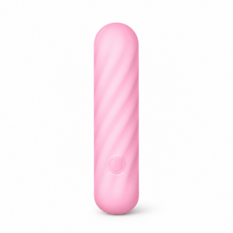 Суперм'яка віброкуля UNIVIBE Velvet із 10 режимами вібрації, рожева, 10,5 × 2,5 см